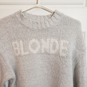 Blonde Sweater